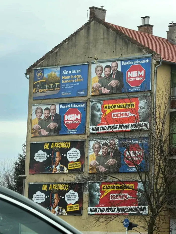 Cu o lună înainte de alegerile cruciale, Viktor Orban a acoperit străzile Budapestei cu portretele lui Zelenski. Ce arată sondajele