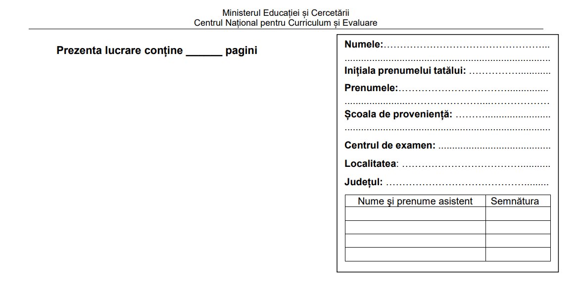 Nelipsitele perle de la simularea la română / „Personajul avea un cap de păsărică”
